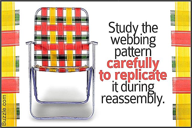 Lawn Chair Webbing: reparatie, vervanging en talloze andere tips
