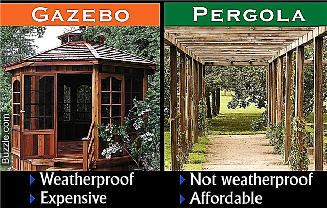 Pavilon vagy Pergola - Hogyan különböznek egymástól, és melyik a jobb?